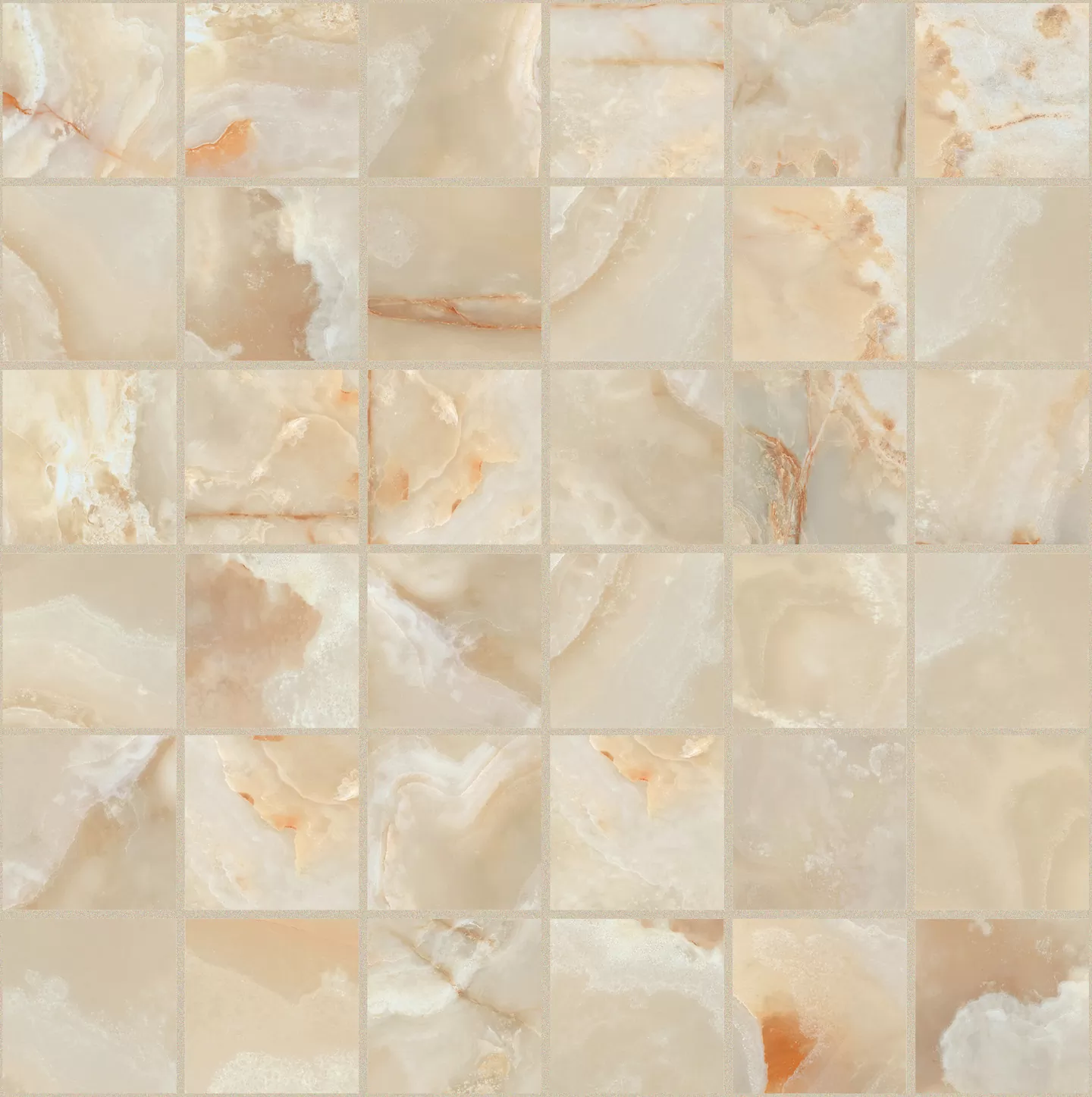Мозаика 767642 Onyx&More Golden Onyx Glossy Mosaico 5x5 30x30