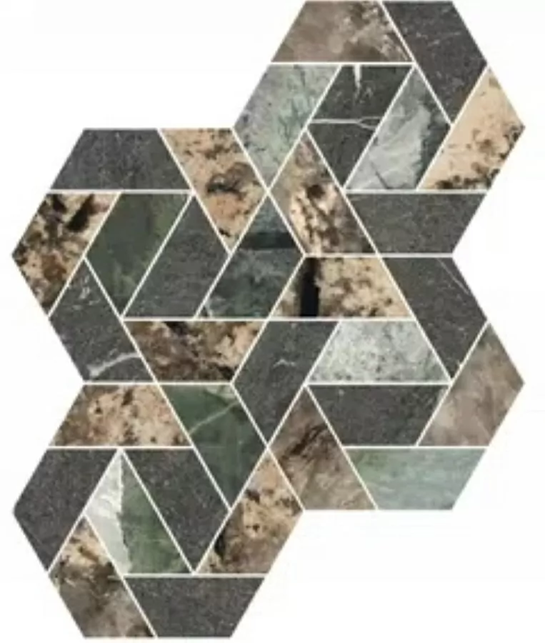 Керамогранит 775659 Heritage Luxe Maze Mix Glossy 39x49