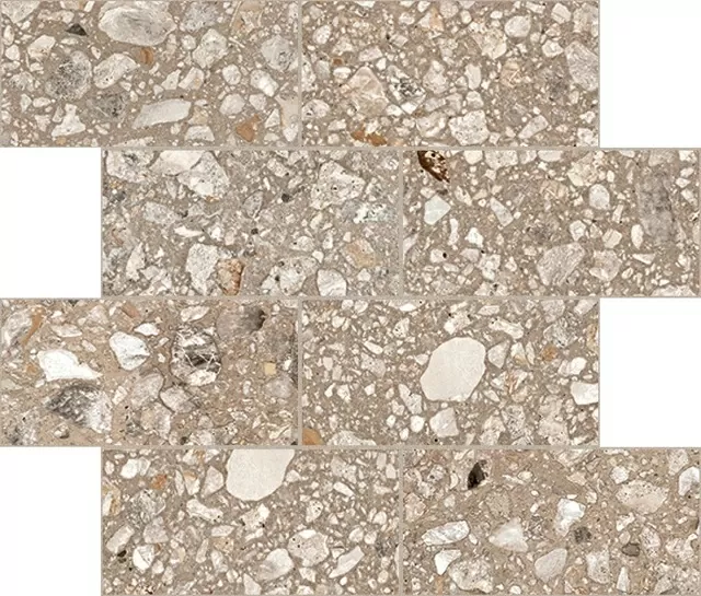 Мозаика 772560 Match Up Cookie Mix Comfort Muretto 6mm 7.5x15 30x30
