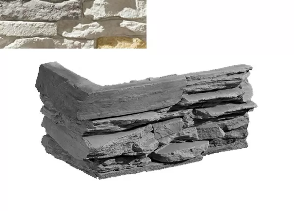 Искусственный камень Угловой элемент Верона 088 20/11x10x3