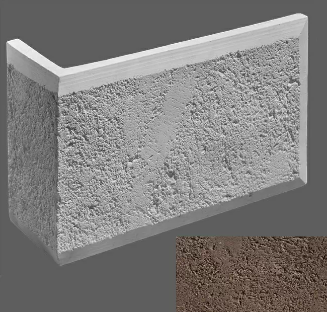 Искусственный камень Угловой элемент Рим 709 39/12x25x3