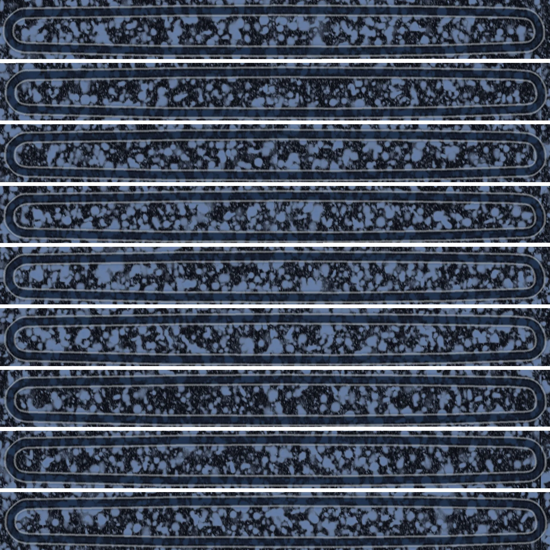 Плитка KMD2SOB004BN Декор чипсет Далия синий глянцевый 20x20x0,95