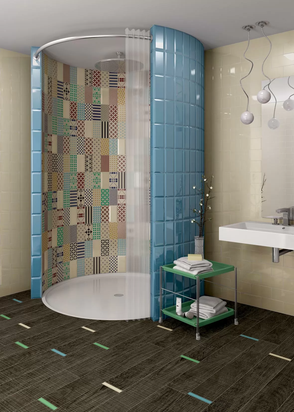 Плитка Remate Rivoli Celeste 5x20