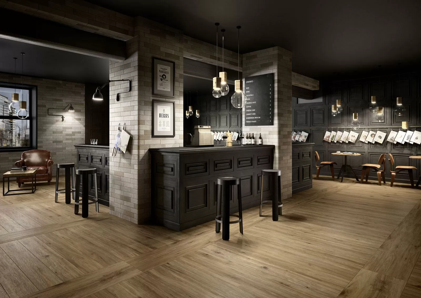 Керамогранит MMJ6 Treverktrend Rovere miele 25x150