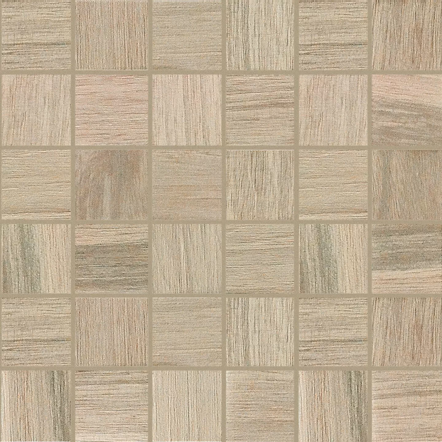 Мозаика 741930 Wooden Almond Mosaico Nat 5x5 30x30