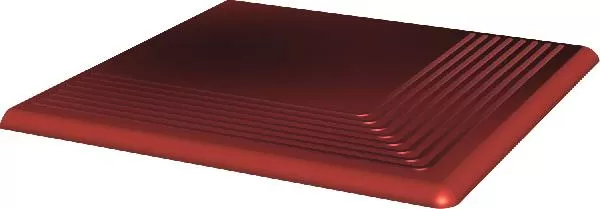 Клинкерная плитка Cloud Rosa Stopnica Narozna 30x30