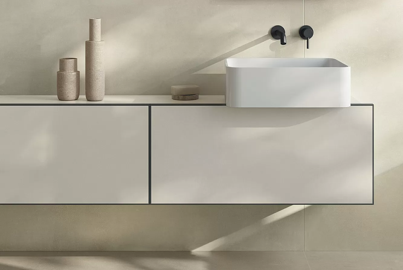 Керамогранит FL05BAC I Cementi Greige Ciottolo SQ. RealUp/StrideUp 60x120