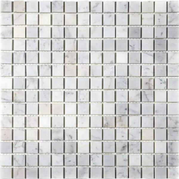 Мозаика 7M088-20P (Carrara) мозаика Мрамор 20x20 305х305
