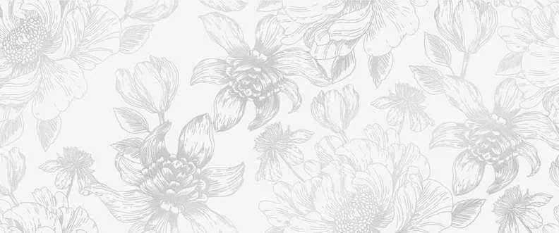 Плитка 010300000235 Декор Blum white 01 250х600
