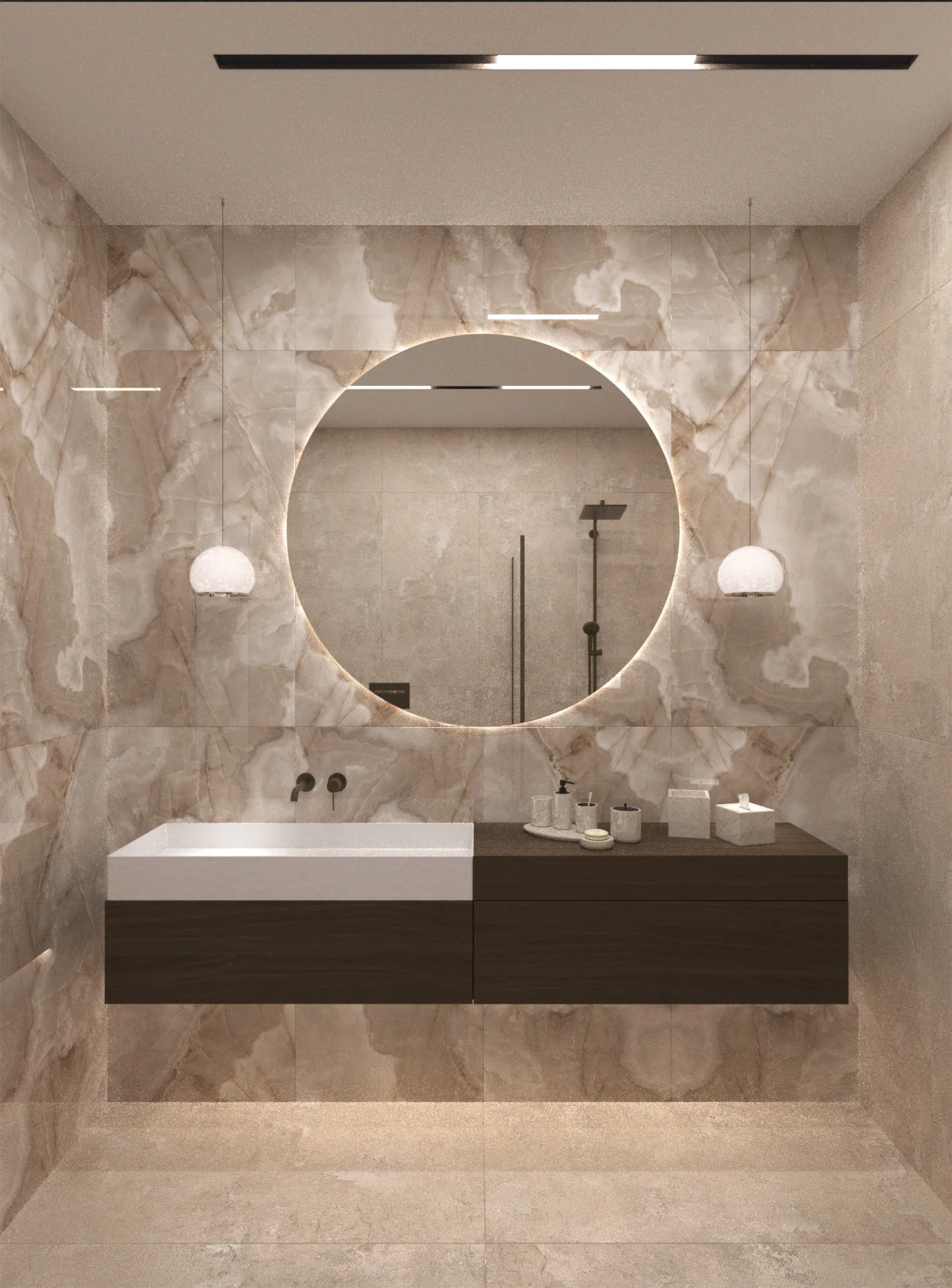 Керамогранит FP1011-A Rex Onyx Coffe Full Polished 60x120