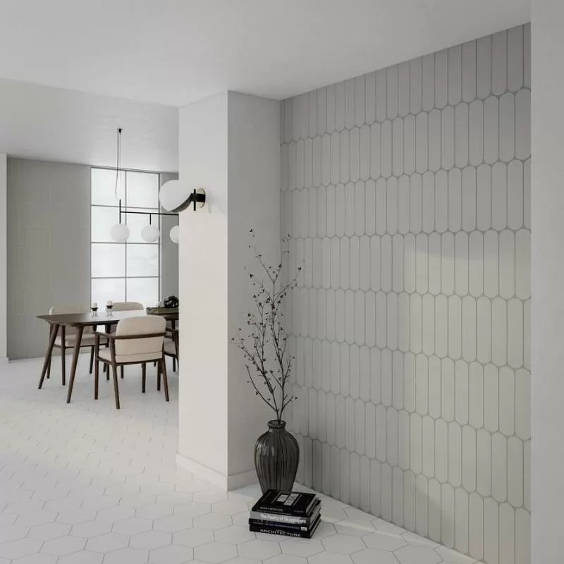 Плитка 124929 O WHITE GLOSS 7,5x30