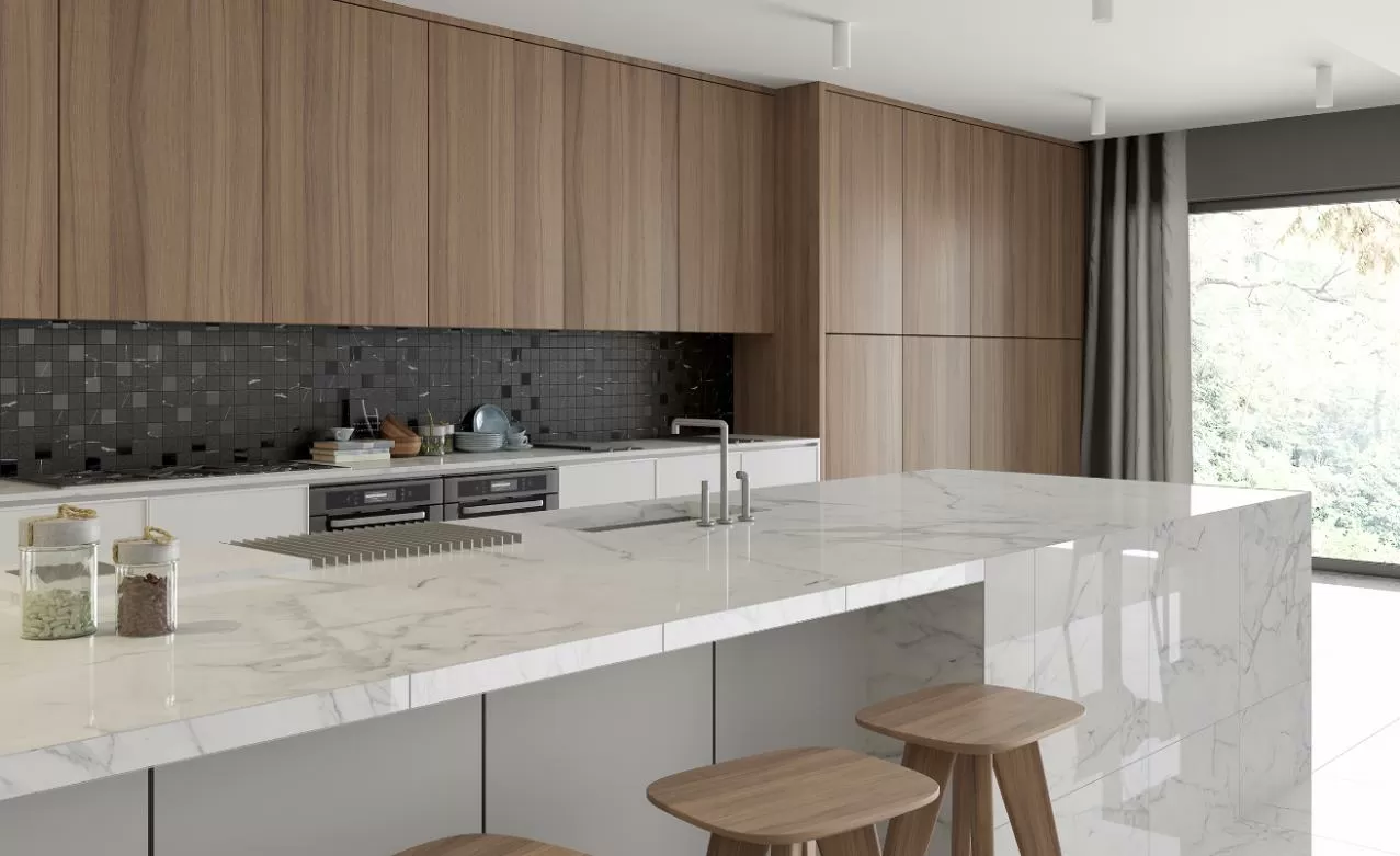 Керамогранит K-1004/MR Marble Trend Nero Dorato 300x600x9