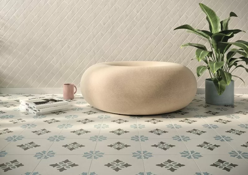 Керамогранит Sirocco Green Petals 22,3x22,3