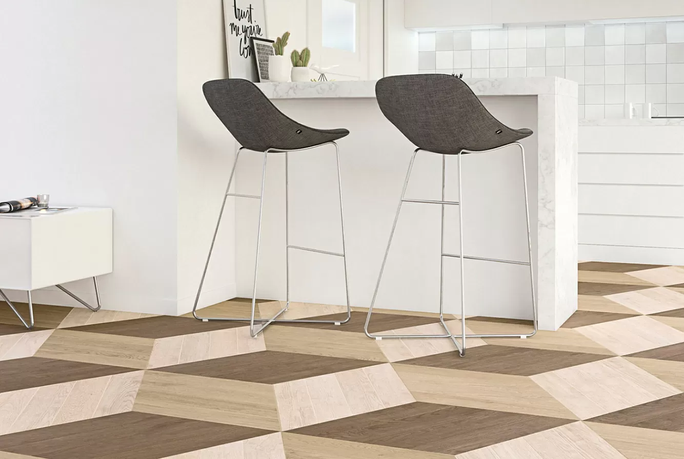 Керамогранит 120276 CHEVRON A WOOD MID 9.8x52.2