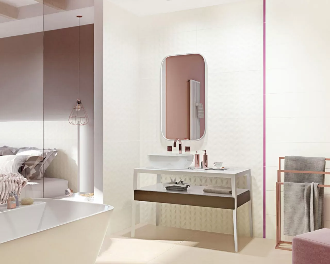 Плитка Elia Crema 25х75