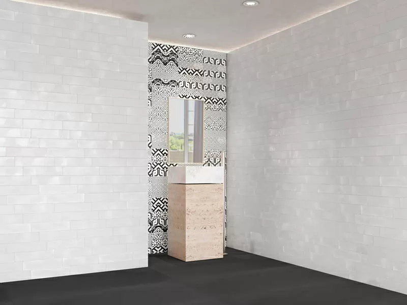Плитка MAIOLICA GLOSS PEARL 7.5x30