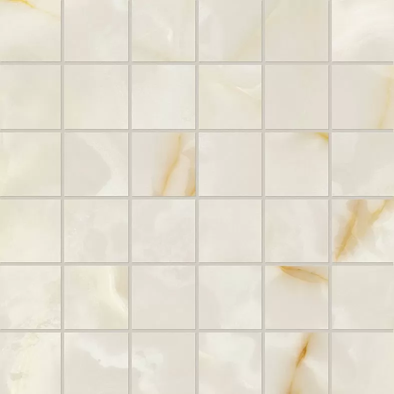 Мозаика fRZV Gemme Bianco Macromosaico Brillante 30x30