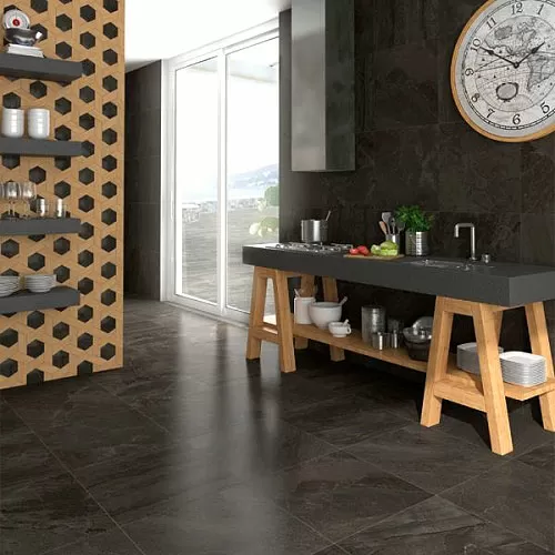 Керамогранит 4W46 Flysch-SPR Grafito R9 59.3x119.3