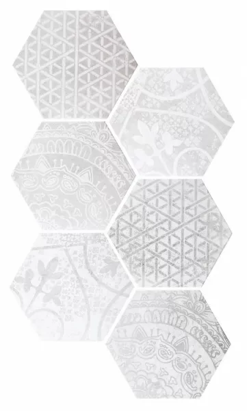 Керамогранит Alchimia ARS MIX 1 BIANCO GRIGIO 26.6x23