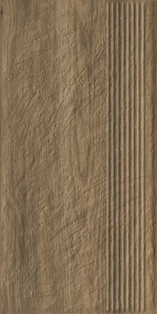 Клинкерная плитка Carrizo Wood Stopnica Prosta Struktura Mat 30x60