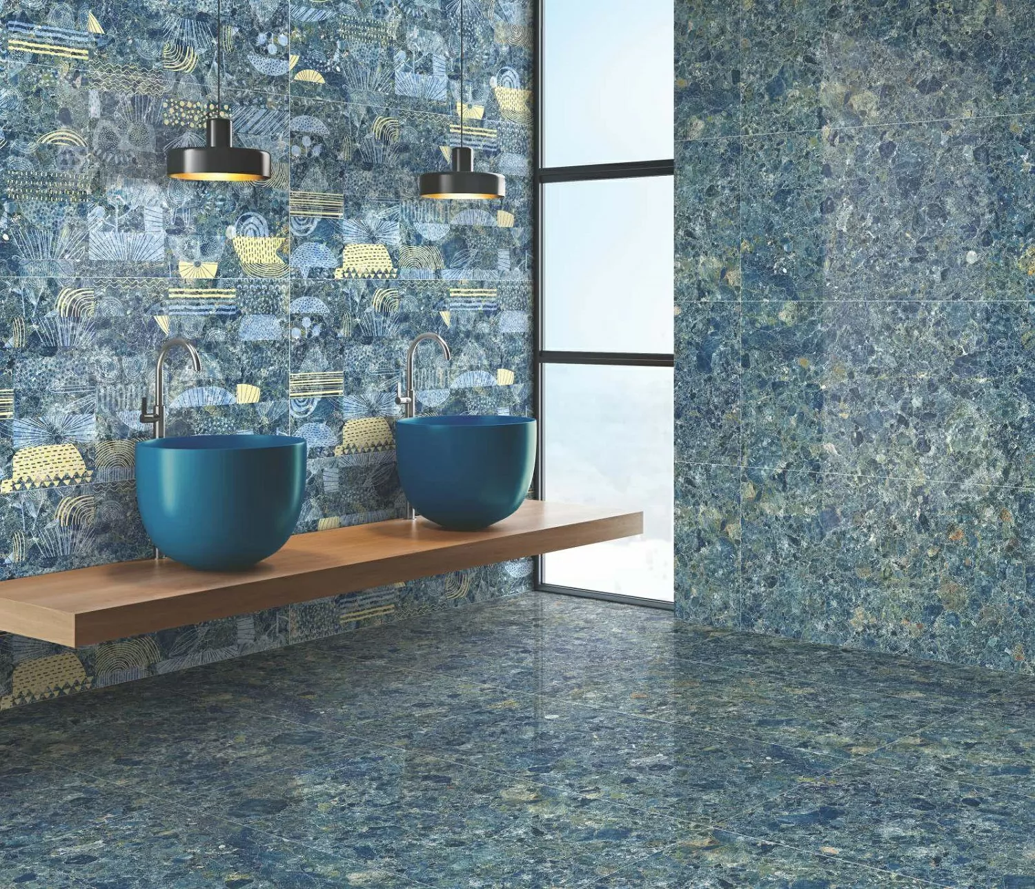 Керамогранит ROCKSTONE AZURE DECOR 60х120