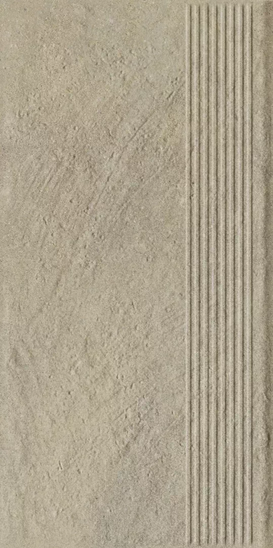 Клинкерная плитка Eremite Crema Stopnica Prosta Struktura Mat 30x60