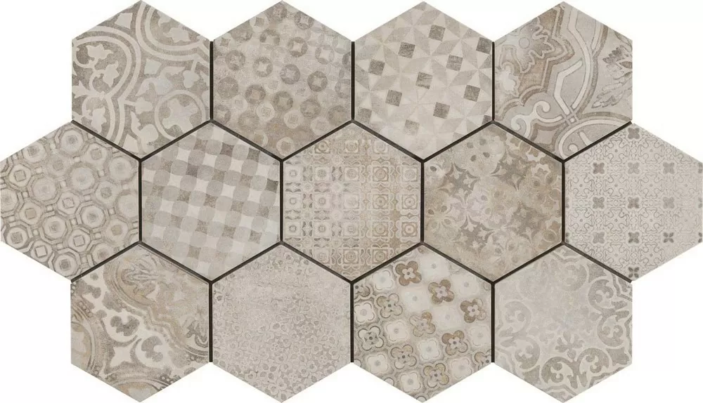 Керамогранит R4DV Rewind Decoro Cementine 21х18.2