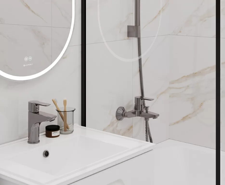 Керамогранит Calacatta Regal Gold Белый Матовый 80х80