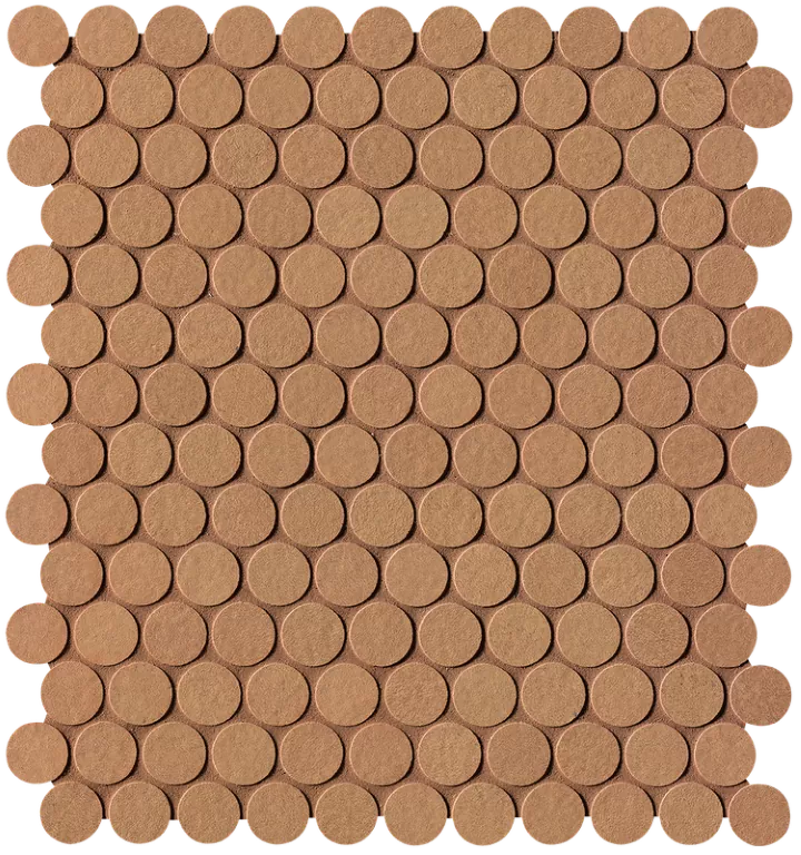 Мозаика fPLY Summer Terracotta Gres Round Mosaico R10 29,5x32,5