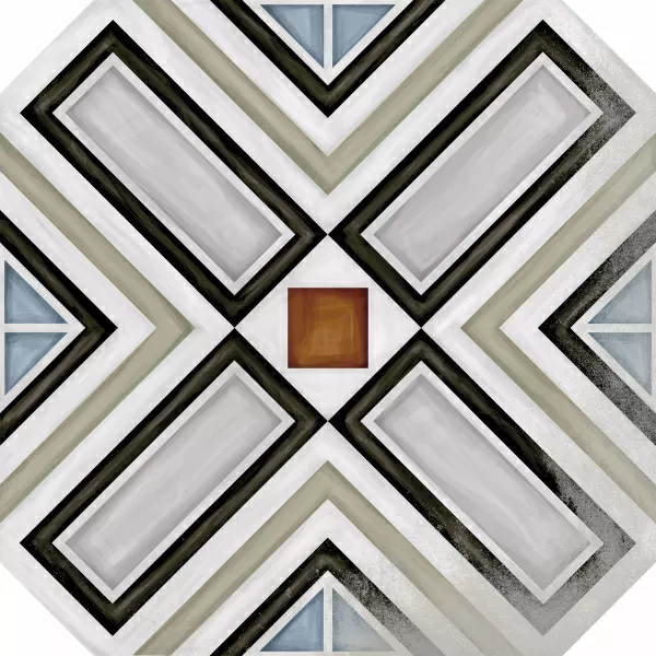 Керамогранит Octogono Musichalls Multicolor 20x20 g. 156 MIX