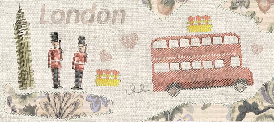 Плитка 131564 Romantic Деко 20*45