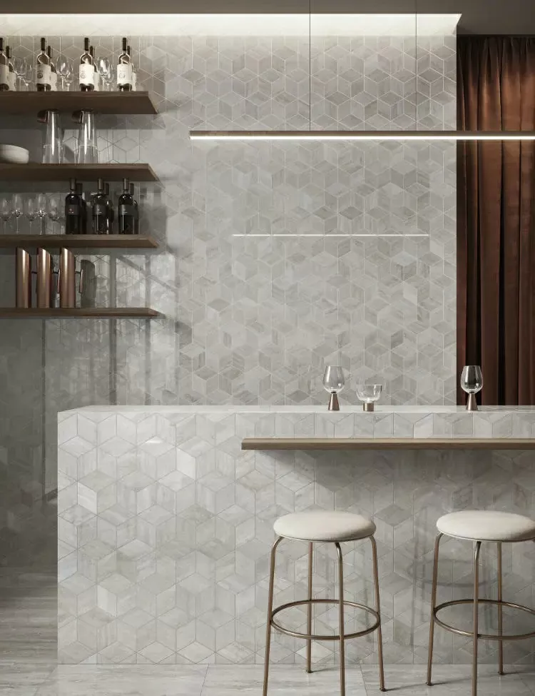 Керамогранит OZ35 Prestigio Travertino Beige Soft R 60x120