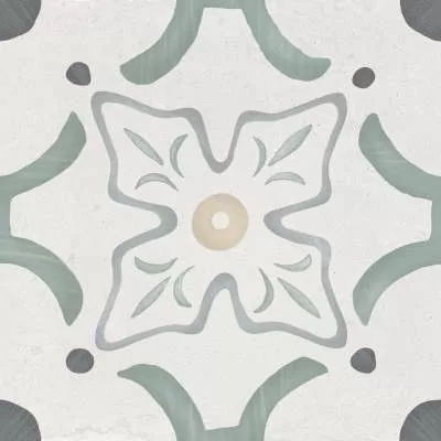 Керамогранит 3386036155 Sirocco Green Flower 9mm R10 22.3x22.3