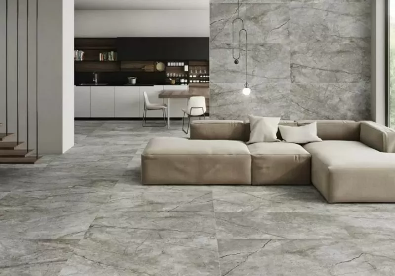Керамогранит Rain Forest White MT Rect 6mm 120x280