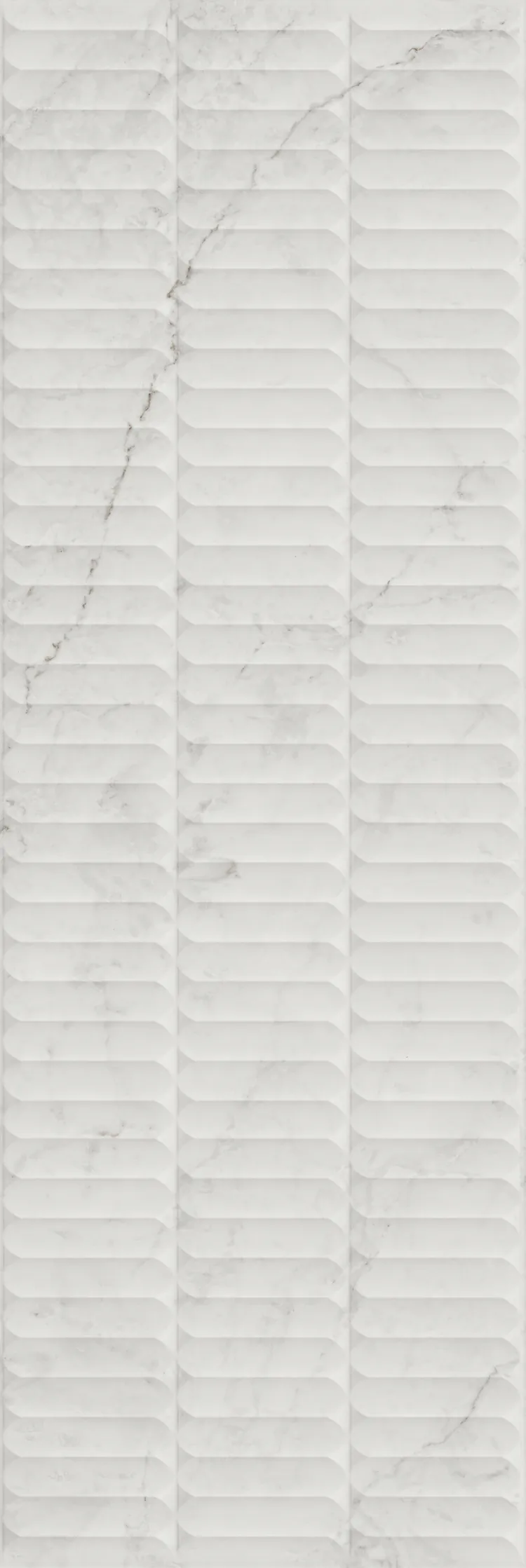 Плитка KM3090B0160R Тубкаль белый глянцевый структура обрезной 30x89,5x1,05