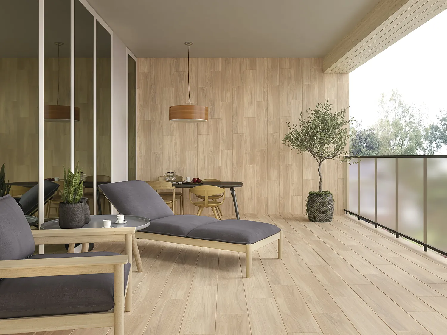 Керамогранит 15981 Wood Concept Prime светло-серый ректификат 21,8х89,8
