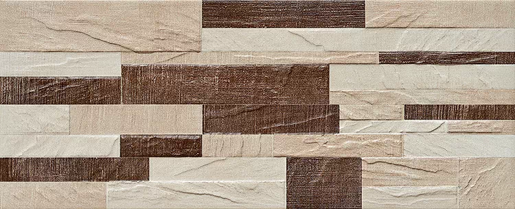 Плитка Arles Slab Mix Marron 23.5x58