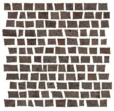 Мозаика 1062377 Mosaico Costruire Random Metallo Ruggine 30х30