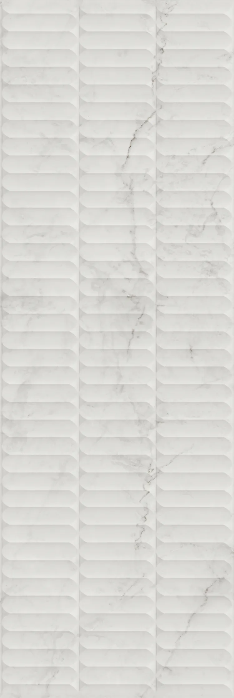 Плитка KM3090B0160R Тубкаль белый глянцевый структура обрезной 30x89,5x1,05
