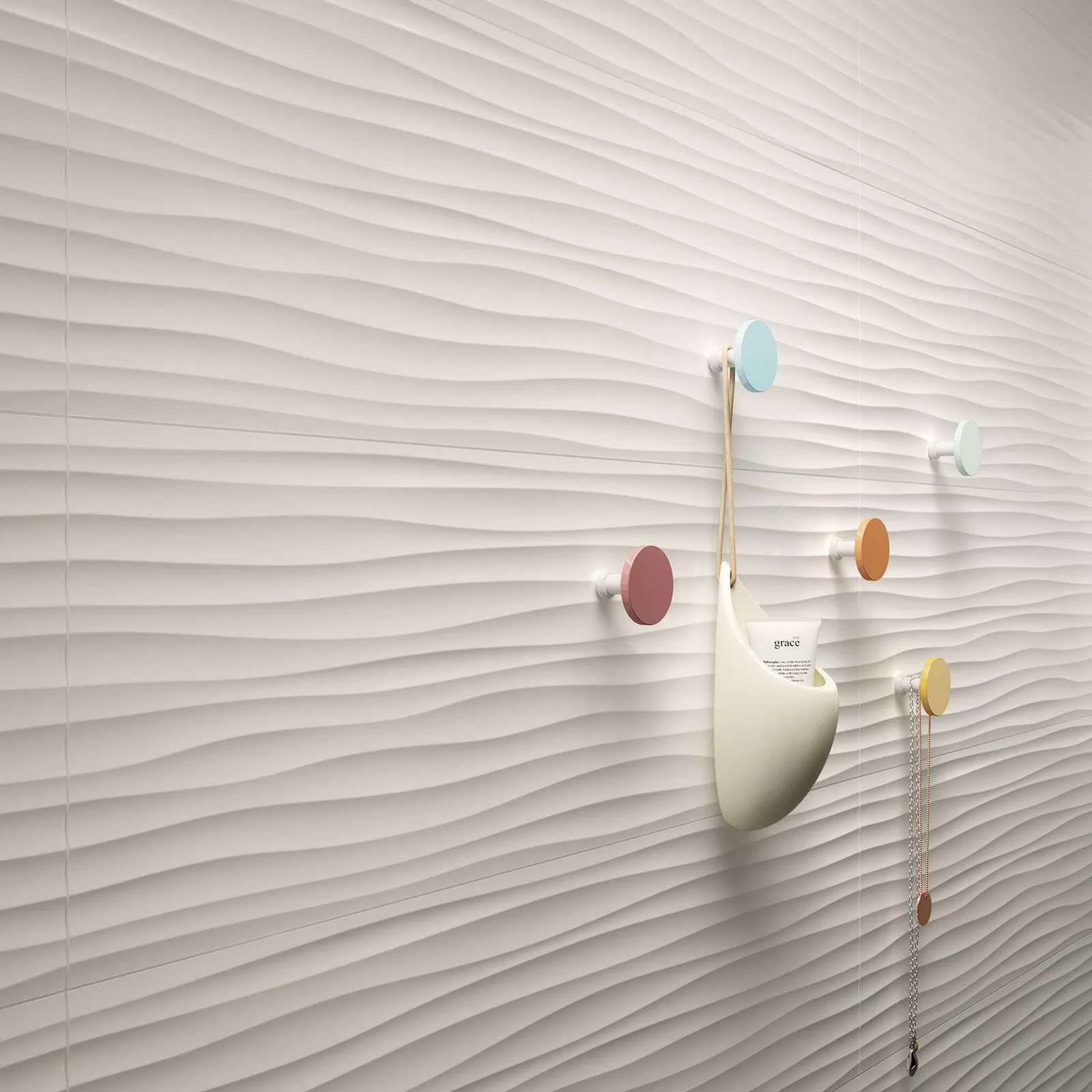 Плитка MMFP Essenziale Struttura Flora 3D Satinato 40x120