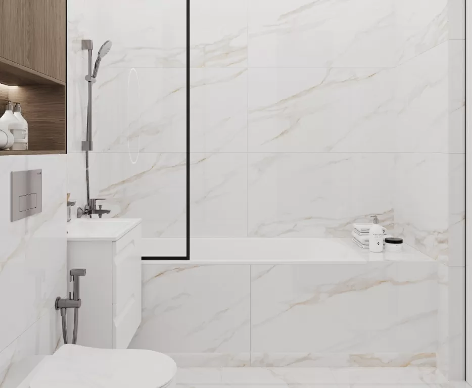 Керамогранит Calacatta Regal Gold Белый Матовый 80х80