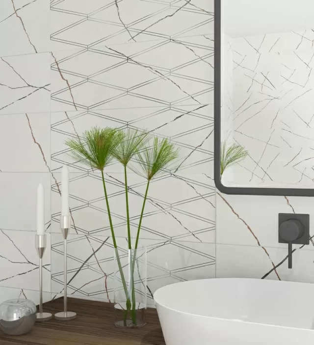 Плитка 508121201 Bianco Covelano 24.2x70