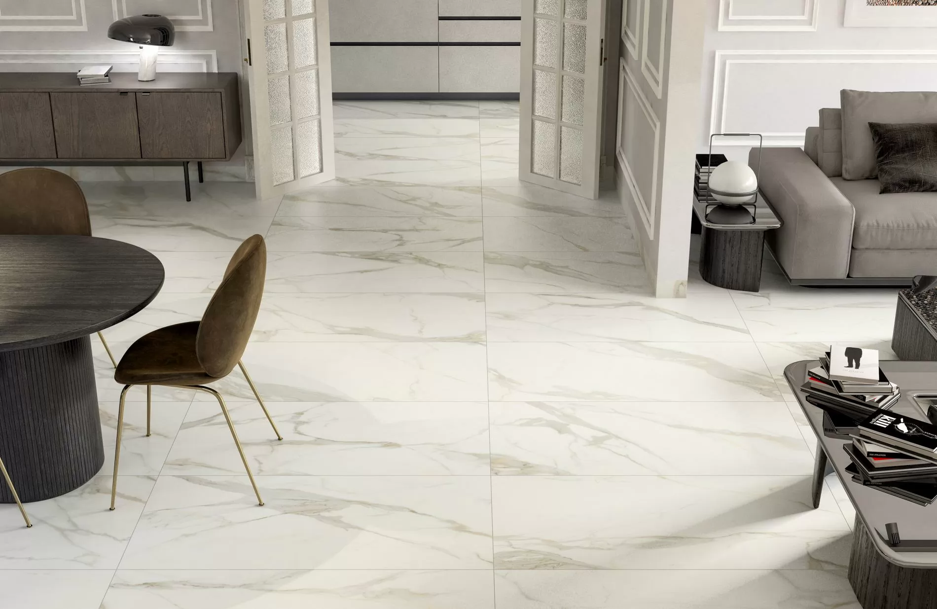 Керамогранит 004.869.0001.11841 Calacata Gold 1 Leviglass Rect. 60x120