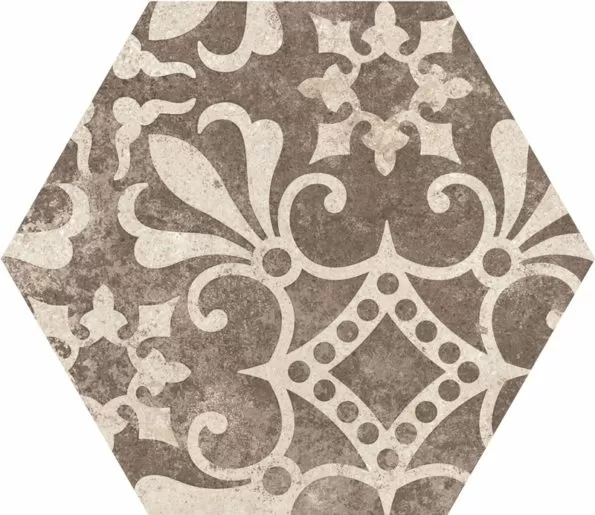 Керамогранит 22098 Hexatile Cement Garden Sand 17,5x20 (17 видов паттерна)