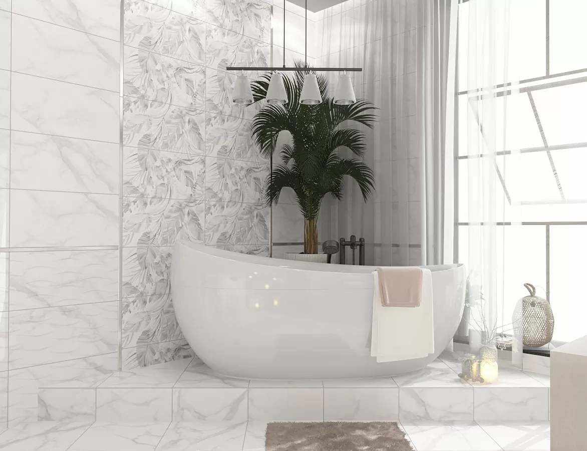 Плитка Декор Calacatta Bianco 31.5x63