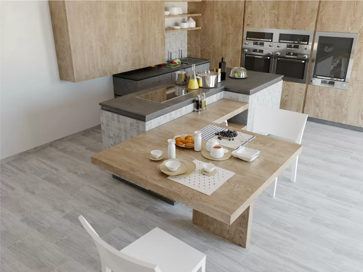 Керамогранит C-WS4O522D Woodhouse светло-серый 29,7х59,8