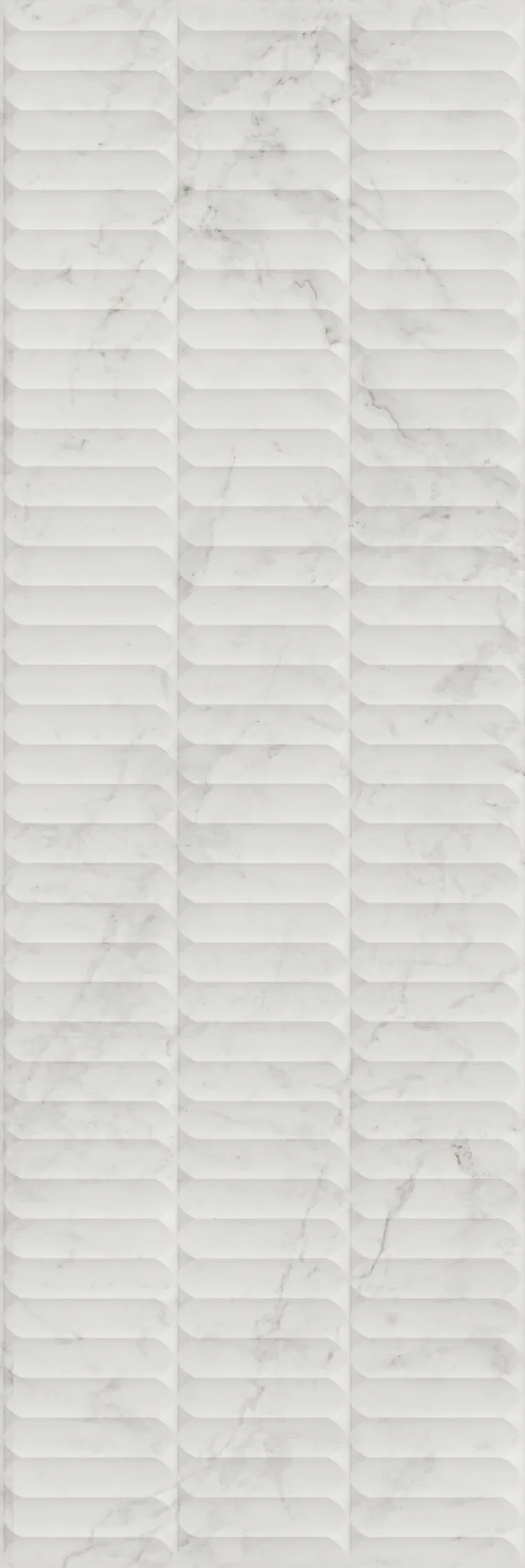 Плитка KM3090B0160R Тубкаль белый глянцевый структура обрезной 30x89,5x1,05