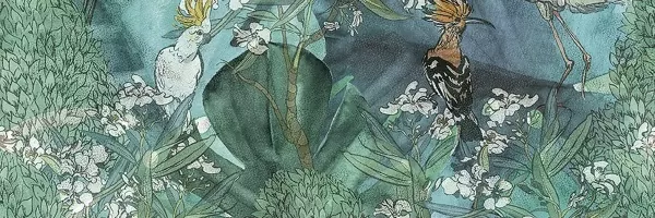 Плитка Панно стеклянное Botanica Rett Decor (3) 75x75