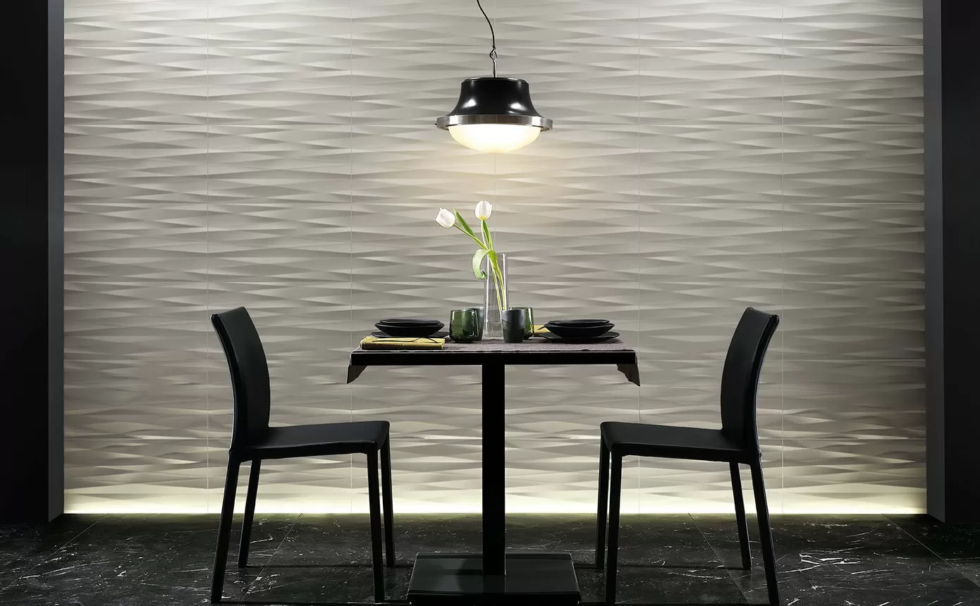 Плитка fLMU Lumina 75 Diamante Gloss White 25*75