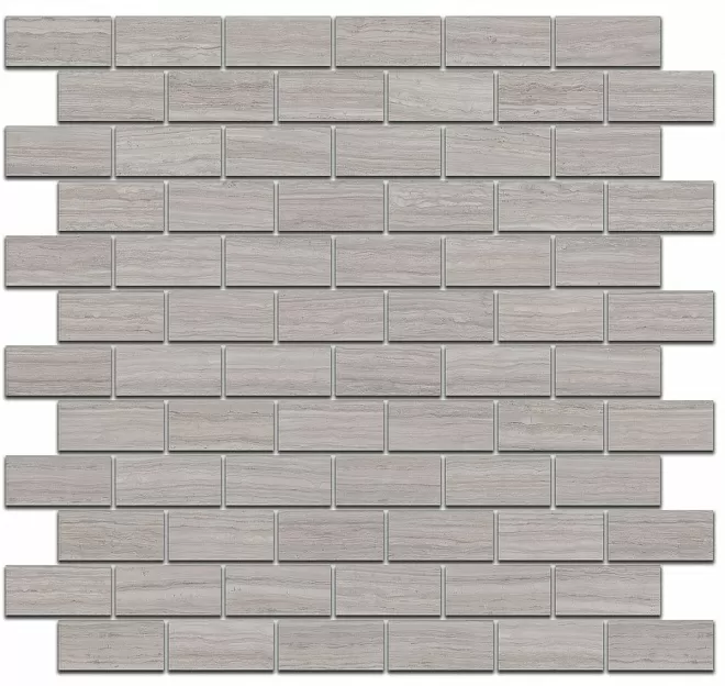 Плитка MM13039 Грасси серый мозаичный 32х30